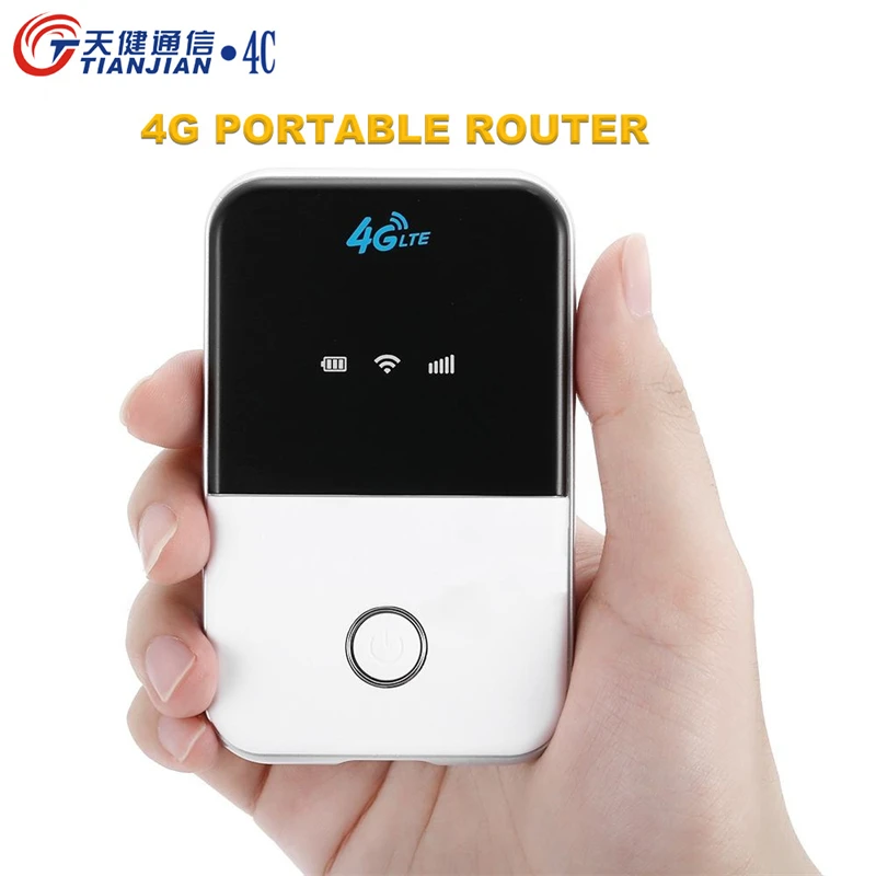 150Mbps Wifi Router LTE Unlock Wireless Modem 4G Wifi Sim Card TDD/FDD Pocket Outdoor Mobile Hotspot Routers with Battery