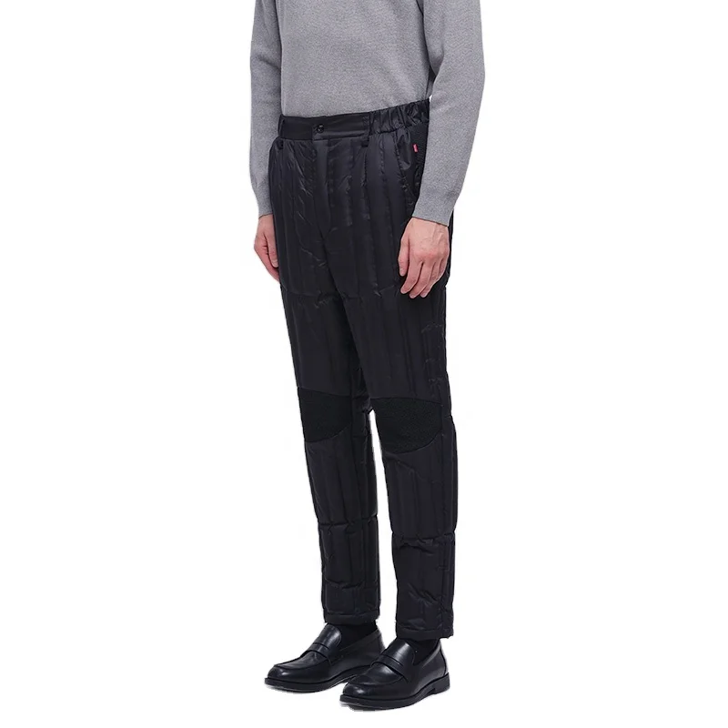 Wholesale Soft Down Pants Windproof Outdoor Sports Camping Breathable Waterproof Warm Duck Down Male Trousers
