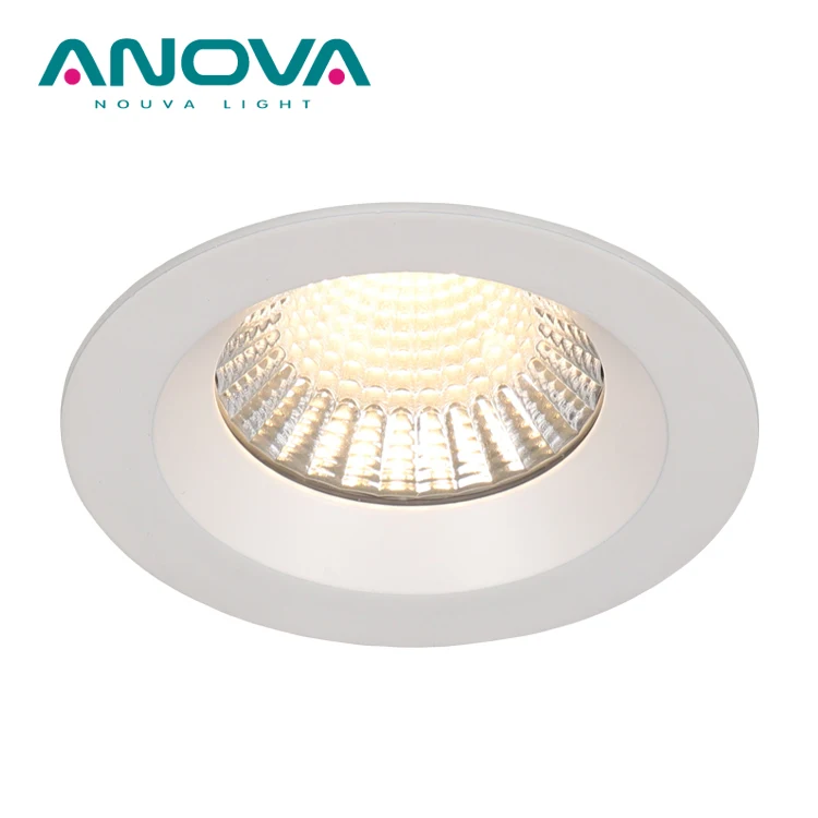 IP65 Waterproof Ceiling Recessed 10W COB LED downlight Aluminum housing High CRI 90