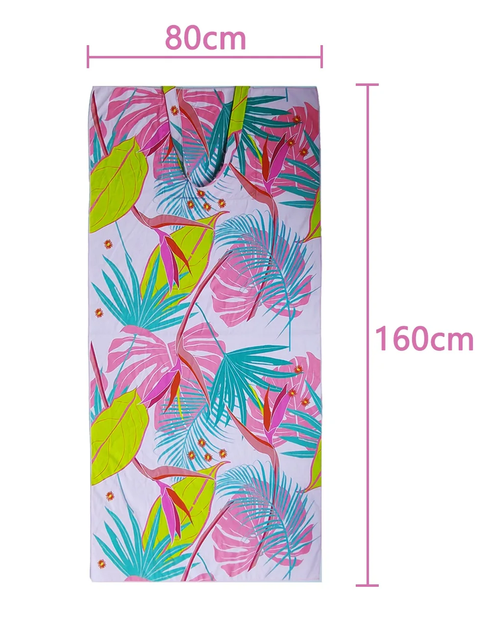 large terry toweling lightweight beach travel bag with towel