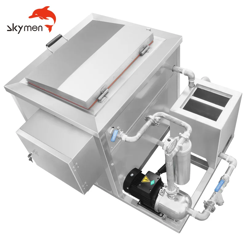 Skymen JP-300G 1500W 100L OEM filter industrial ultrasonic fuel injector cleaner