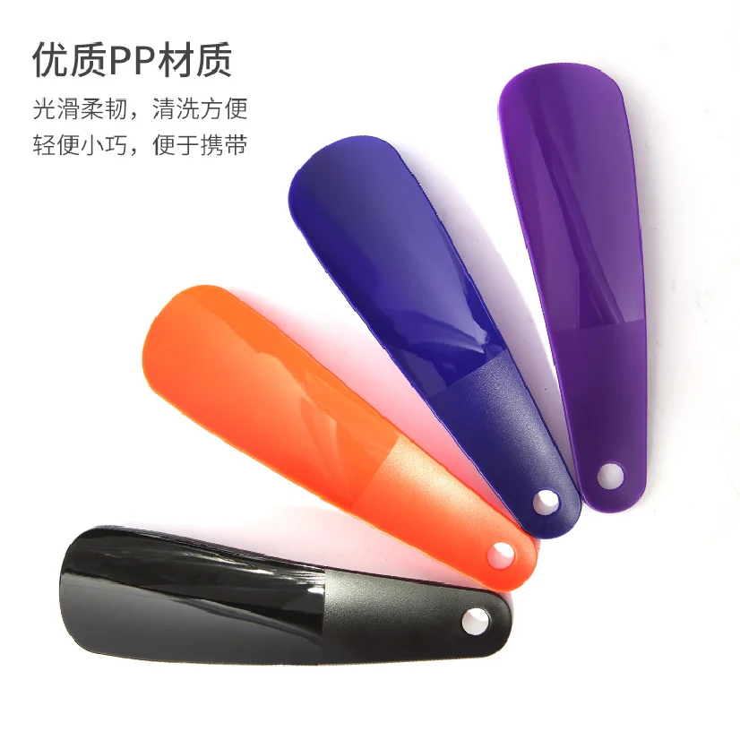 Wholesale Stock Small Plastic Shoehorn Convenient Travel and Home Daily Use Made from Horn Material