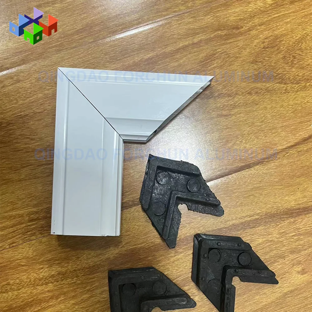 White Cabinet Custom Aluminum Profile And Accessories Furniture Profile Aluminum