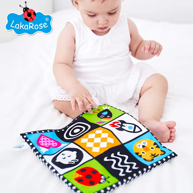 Baby Newspaper Cloth Book Early Education Ringing Paper Not Rotten Ringing Paper Cloth Book 0-3 Years Old BB Toys