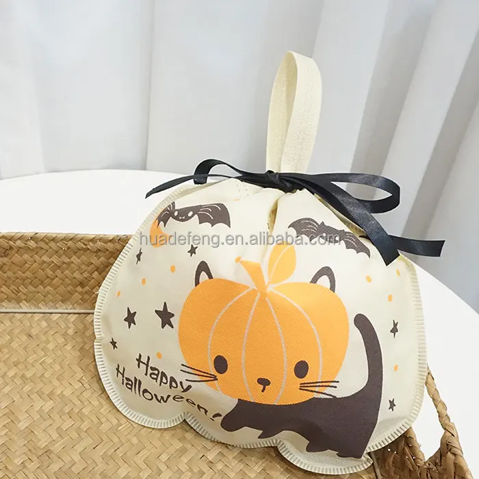 Halloween Party Custom Large Capacity Plastic Reusable Shopping Bag for sale/Advertising/Promotion