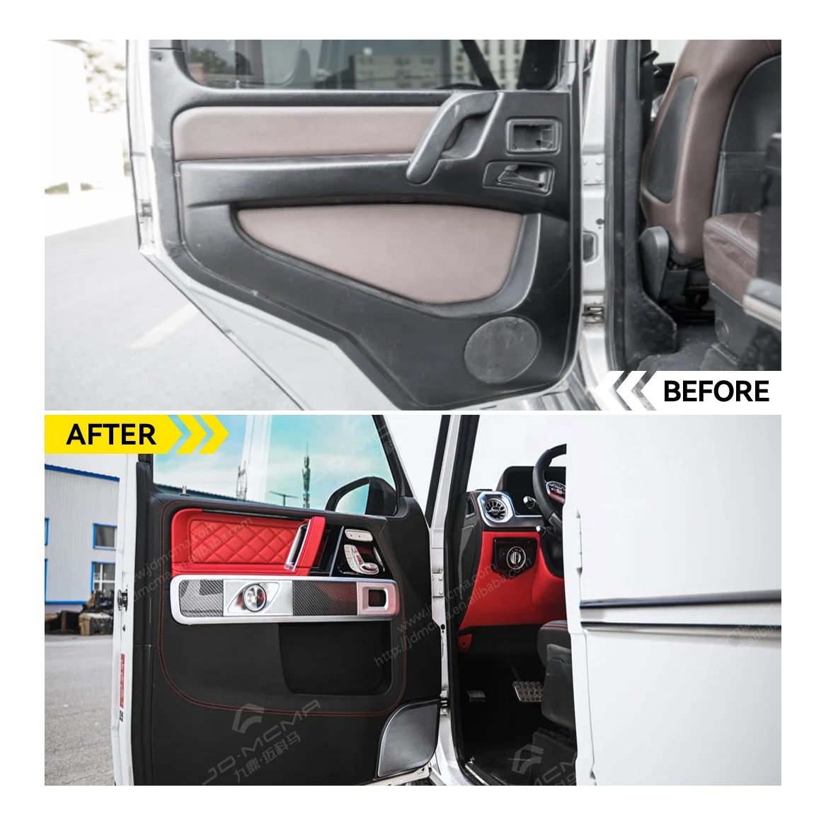 New product g class modification kit for G300 G350 G500 G550 G63 w463 to w464 interior upgrading