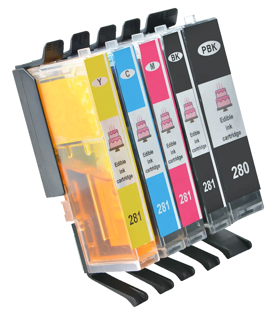 280 281 ABS edible ink cartridge for Canon PIXMA TR7520 TR8520 TS6120 TS812 TS9120 edible Refillable ink cartridge
