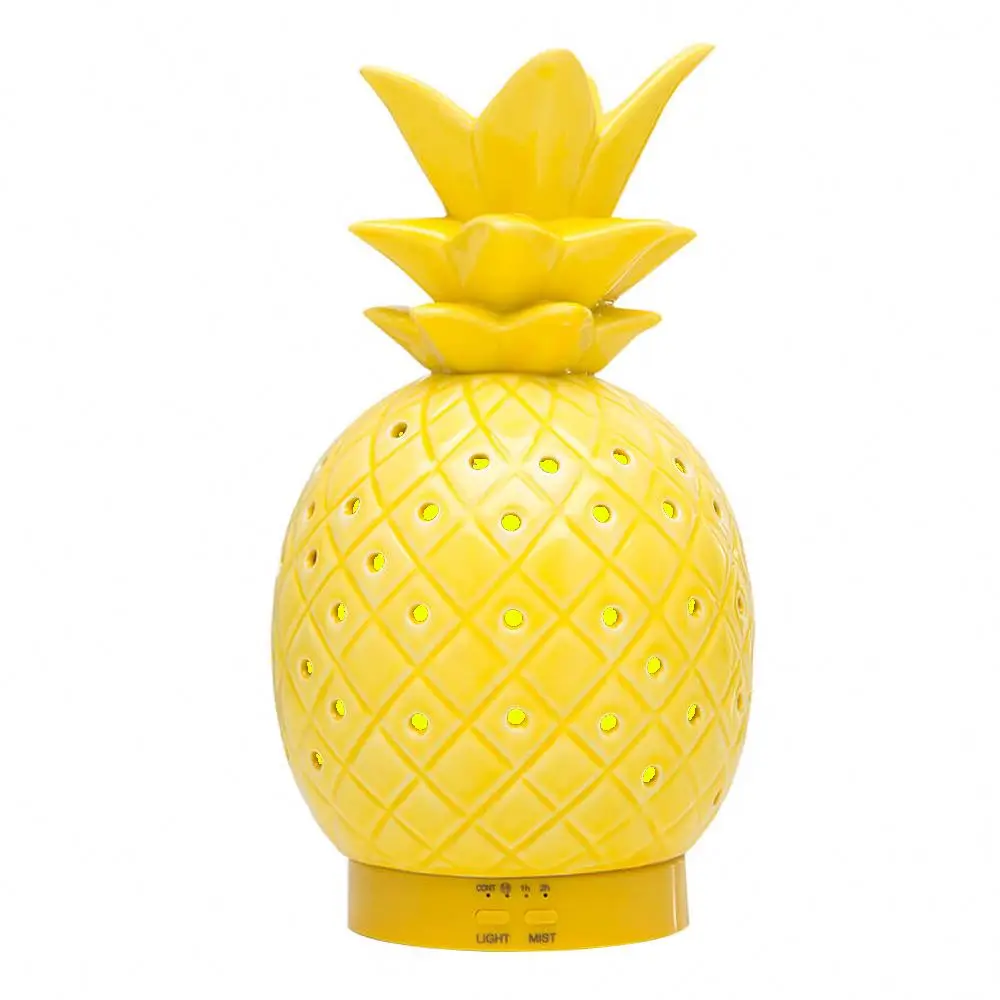 Night light Diffuser Ceramic Diffuser Humidifier New Aroma Diffuser Ceramic Large Capacity 5L Top Fill Air Ultrasonic Humidifier