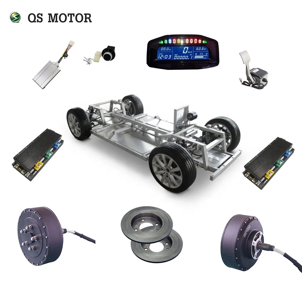  Мотор QS 273 8000 Вт 2wd 96 в 115kph 72 95kph 48 В 67kph BLDC бесщеточный Электрический автомобильный втулка мотор наборы преобразования с двигателем