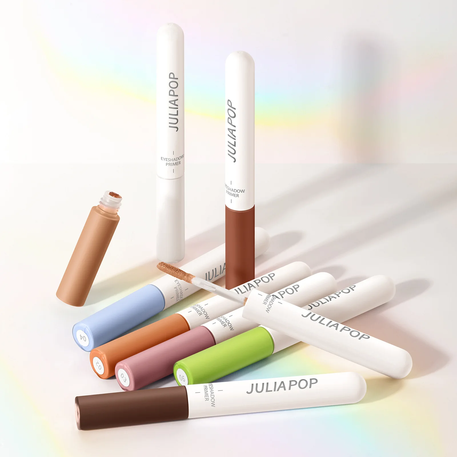 Best-Selling Misty Liquid Eye Shadow Base Liquid Color Matte Color Lying Silkworm Waterproof Eye Shadow Set