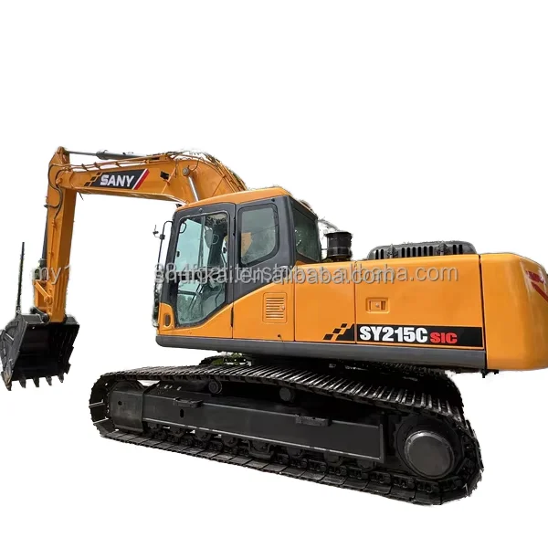 SANY 215 Used Backhoe Loader In China Used SY215 Retro Excavator