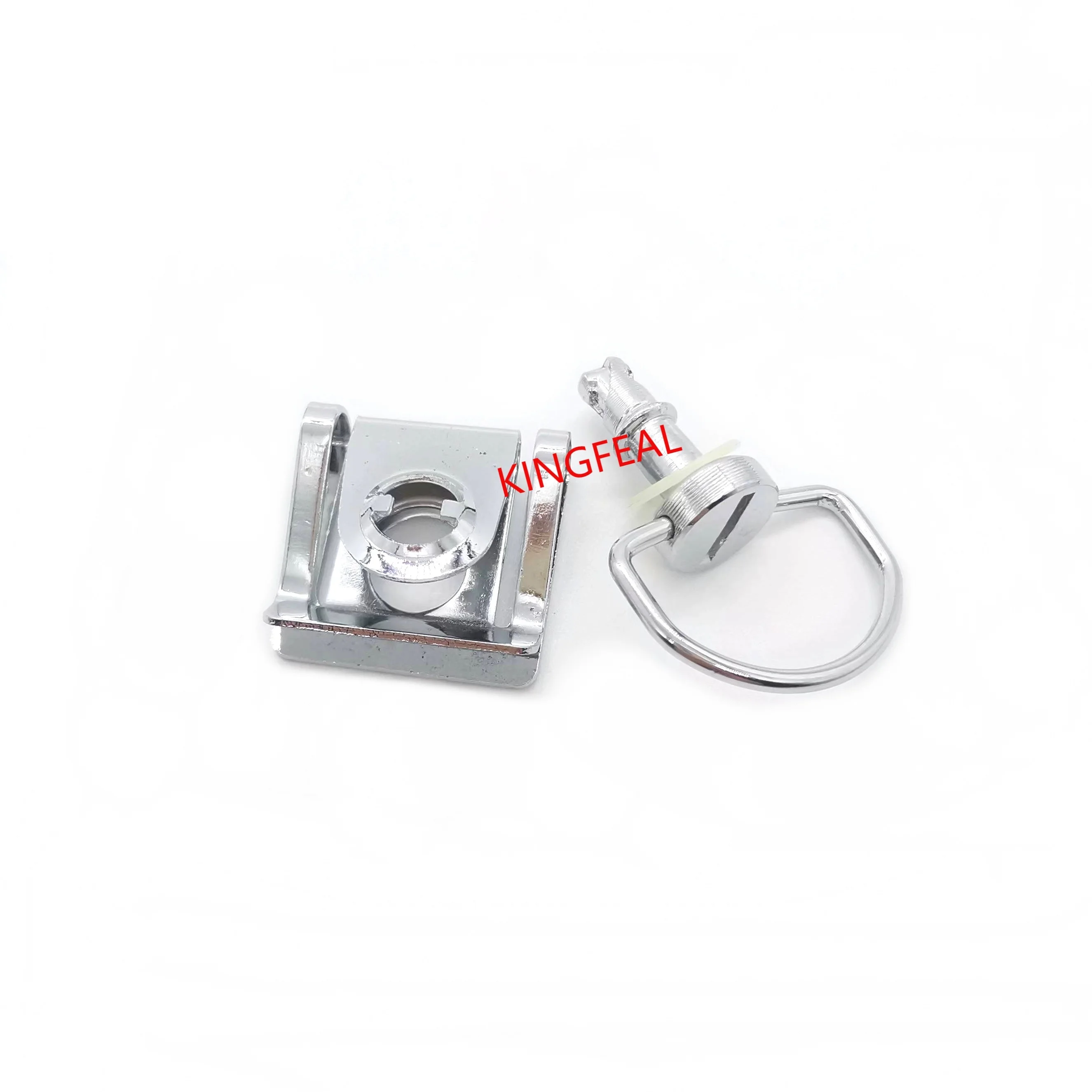 Carbon steel galvanized 1/4 turn quick lock quick release fastener, foldable pull ring,  bolt clamping buckle