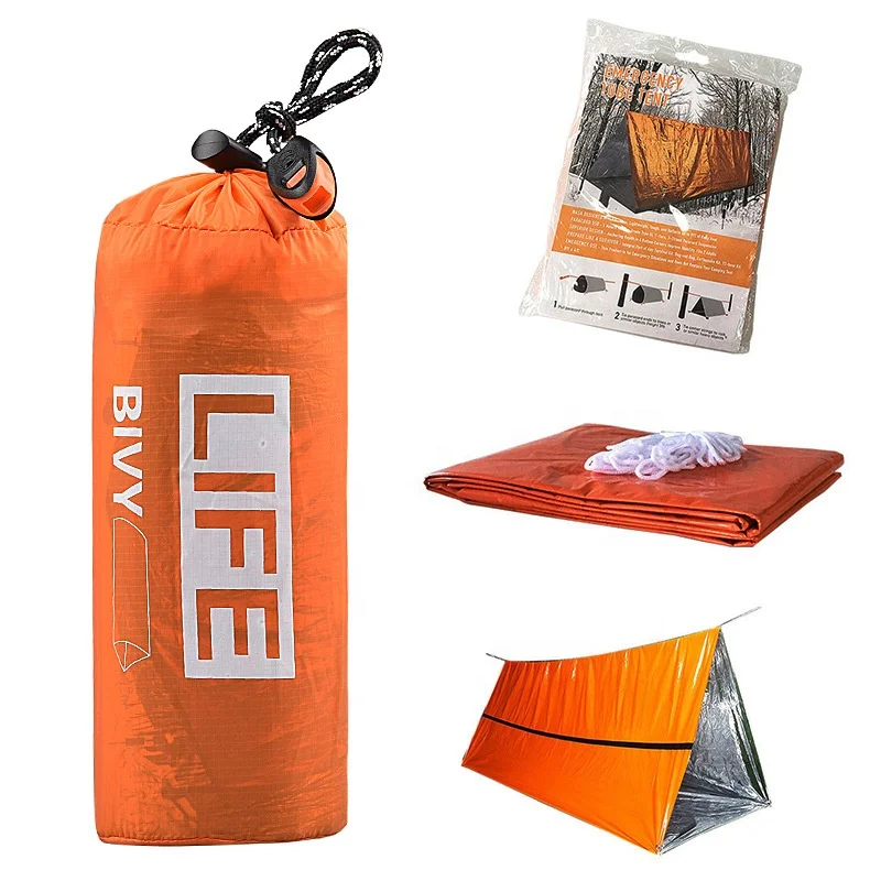 Waterproof Relief Tube Tent Emergency Rescue Tents 2 Person Inflatable Emergency Survival Tent Shelter