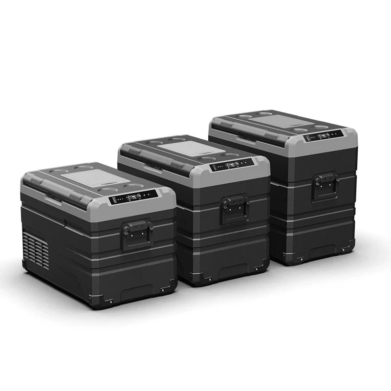 TW45 small 45L solar power electronic cacmping car fridge 12V dc compressor camping 4x4 campervan trailer portable refrigerator