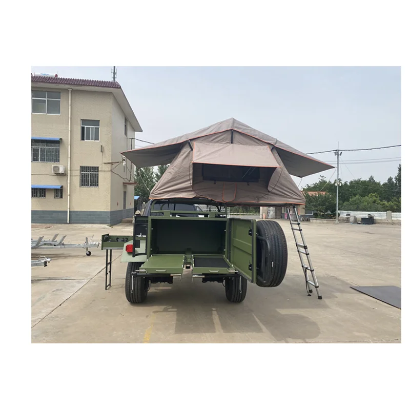 Haylite popular design off road camper trailer with camper trailer tent for sale