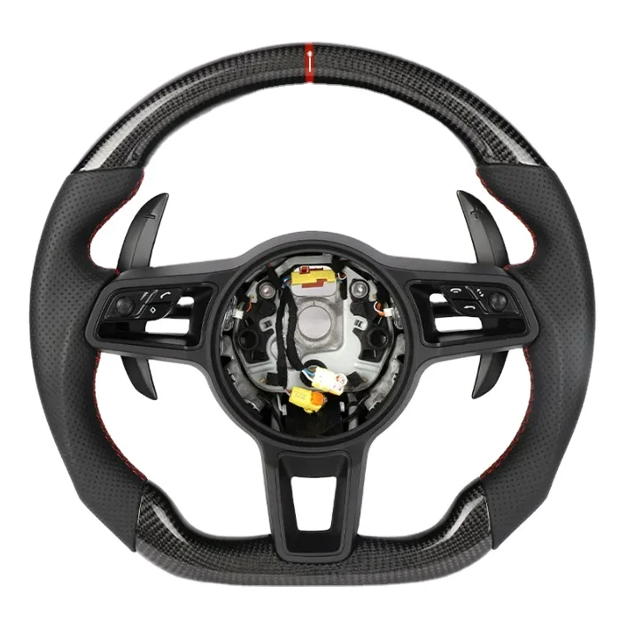 Пользовательские Alcantara углеродное волокно Рулевое колесо для Porsche 971 911,2 959 718 macan 9Y0racing колесо кабриолет
