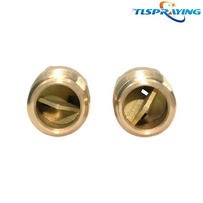 HH Wide angle solid cone nozzles brass HH series full cone water cooling spray nozzles