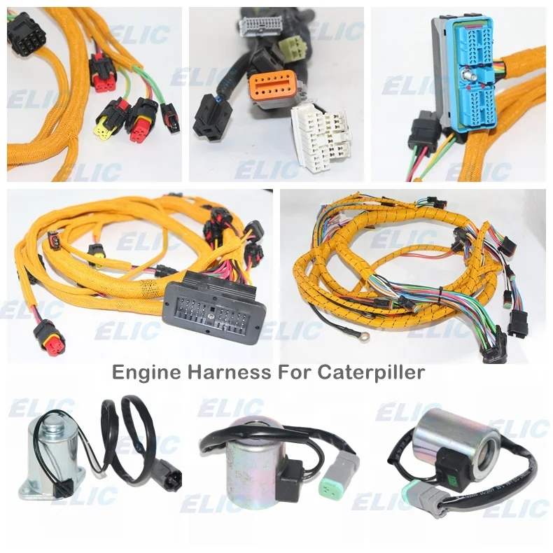 323-9140 ELIC C9 Engine Wire Harness For Excavator Replacement Parts 201-1283 235-8202 323-9140