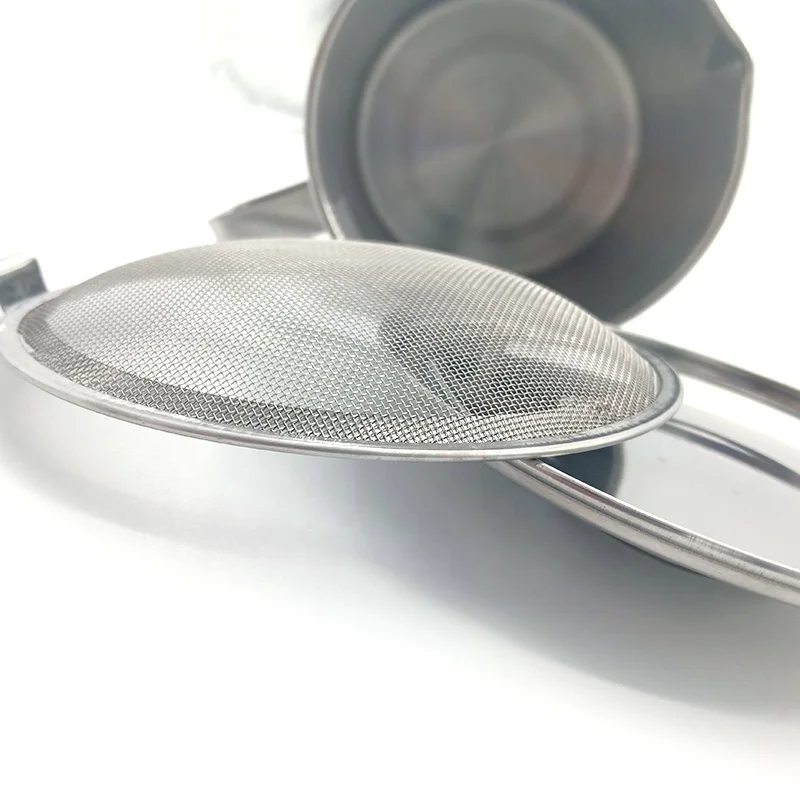 Southeast Asia top seller kitchen gadgets oil drain cup stainless steel oil filter pot with lid