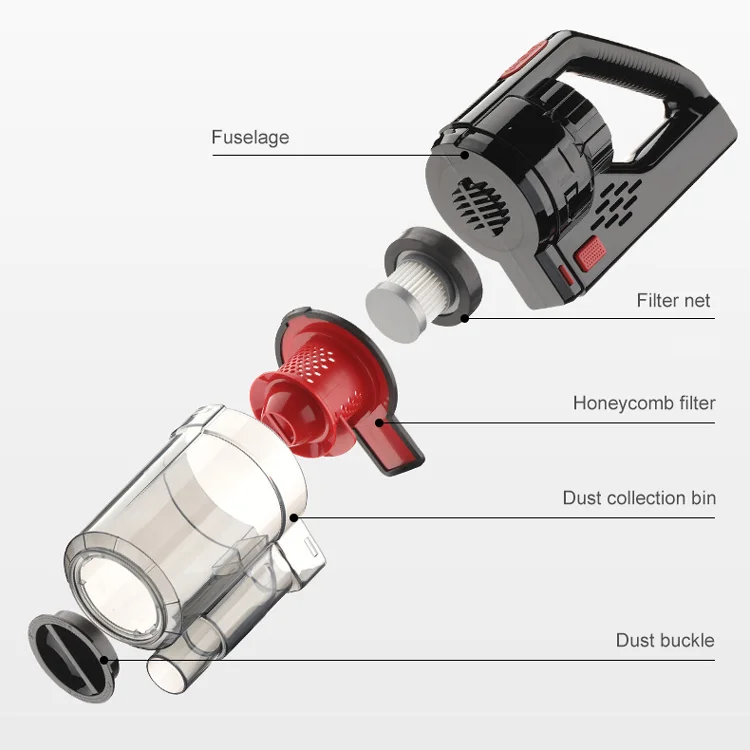 Portable Price Strong Suction 120W 7000PA Car Vacuum Cleaners