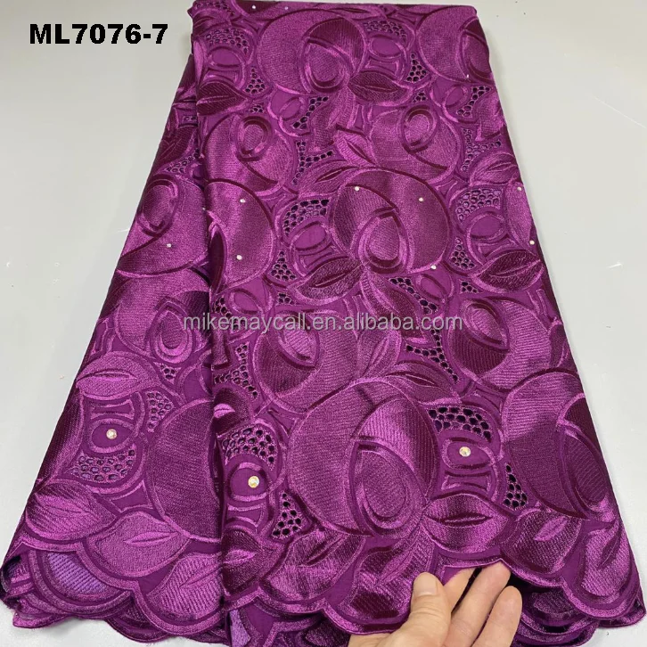 Mikemaycall Atikue ткань швейцарская вуаль кружева полировка 100% хлопок нигерийские мужские кружевные ткани Высокое качество сделано в Китае RF5195