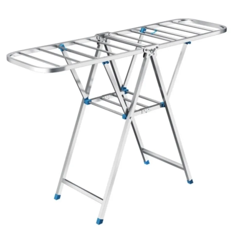 Супер тяжести-подшипники, подшипники нержавеющей стали вешалка для одежды прочные носки для Скользкого пола в помещении, современный складной вешалка для сушки белья складной