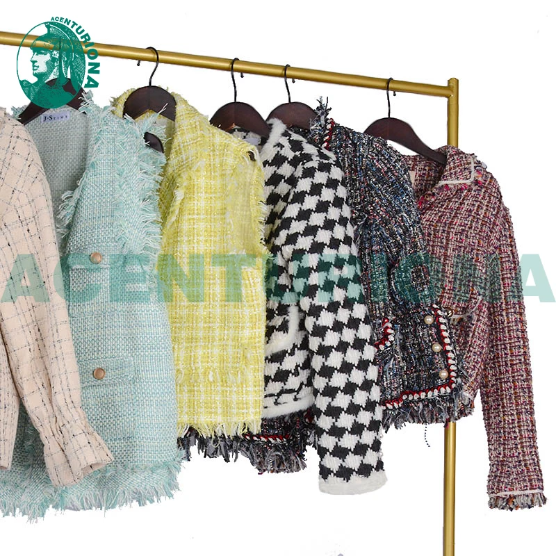 women tweed dress 2nd hand bales mixed used clothing dubai  apparel stock leftover overruns branded free used clothes in bales
