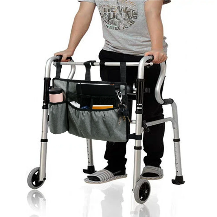 600D Oxford Wheelchair Organizer Storage Bag for Electric Wheelchairs Scooter Walker Accessories & Other Mobility Devices
