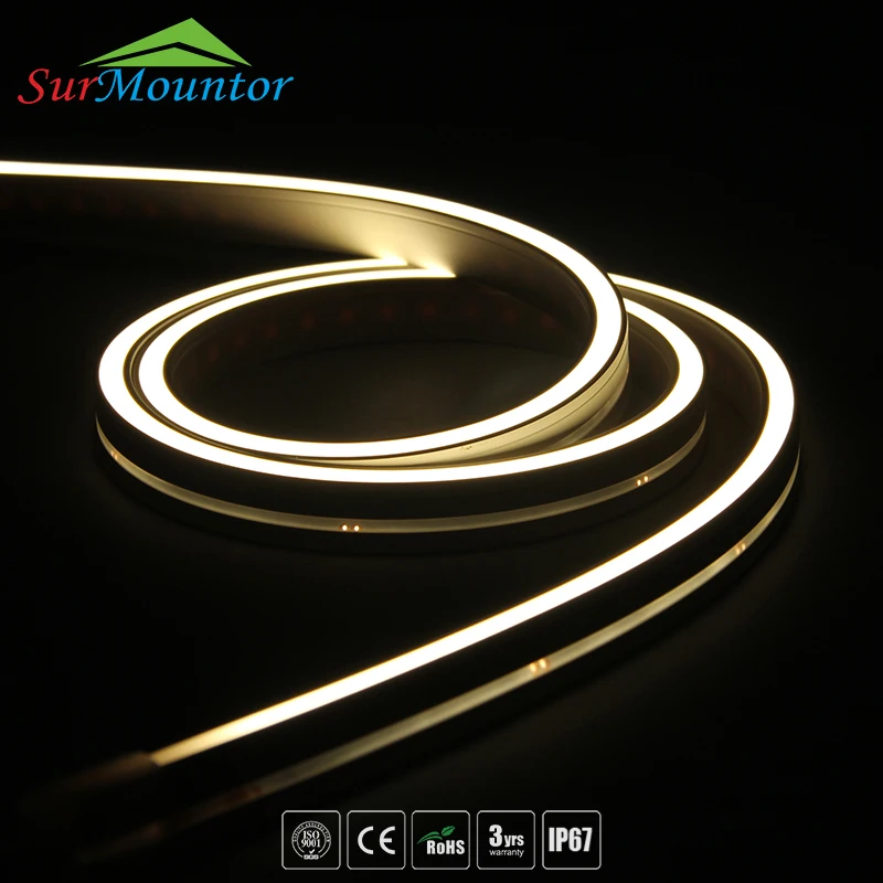 Waterproof IP67 deck outdoor Flexible Led Silicone Tube Profile for Side Emitting Led Strip