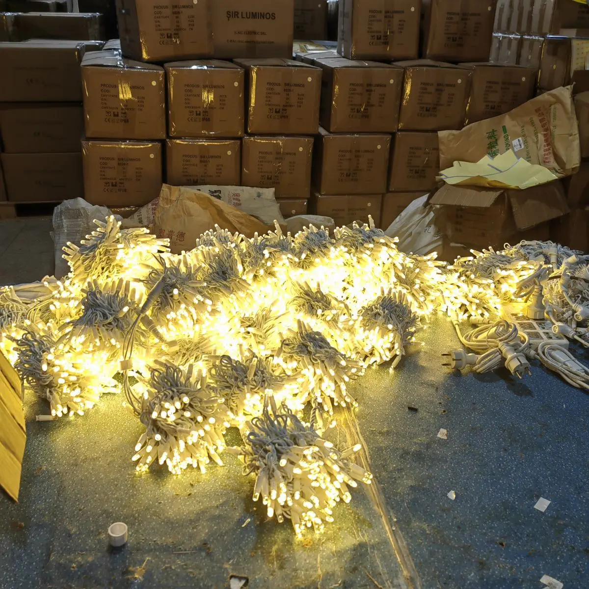 110V 220V Waterfall Light Decoration Icicle Lights Curtain Icicle LED String Lights