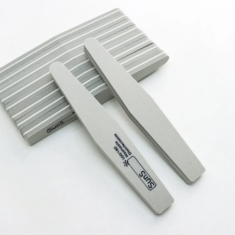 Double sided long sponge nail Polish polishing board Professional sponge nail file High quality custom color nail file