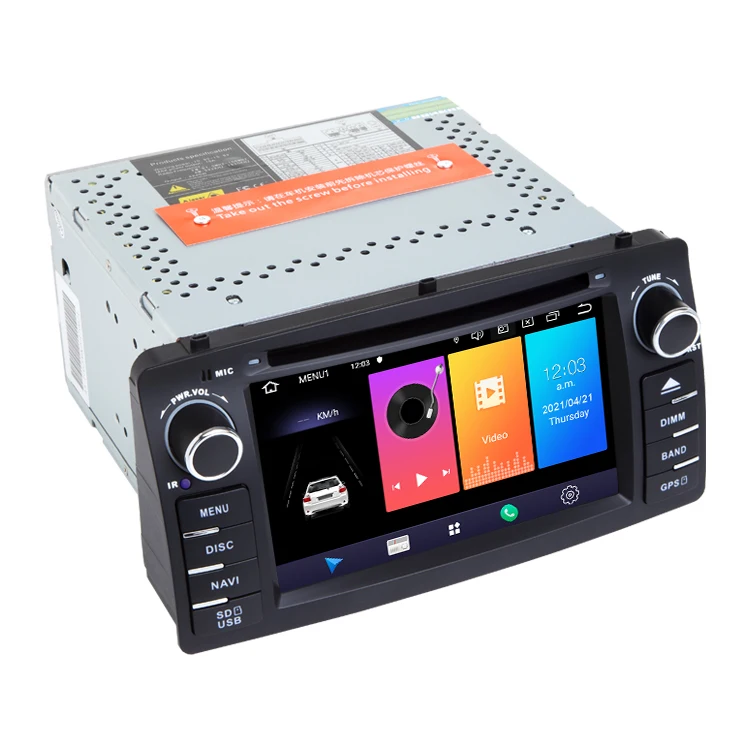 2 din Android 11 car radio For Toyota Corolla E120 BYD F3 2din GPS navigation AutoRadio dvd player Stereo Multimedia