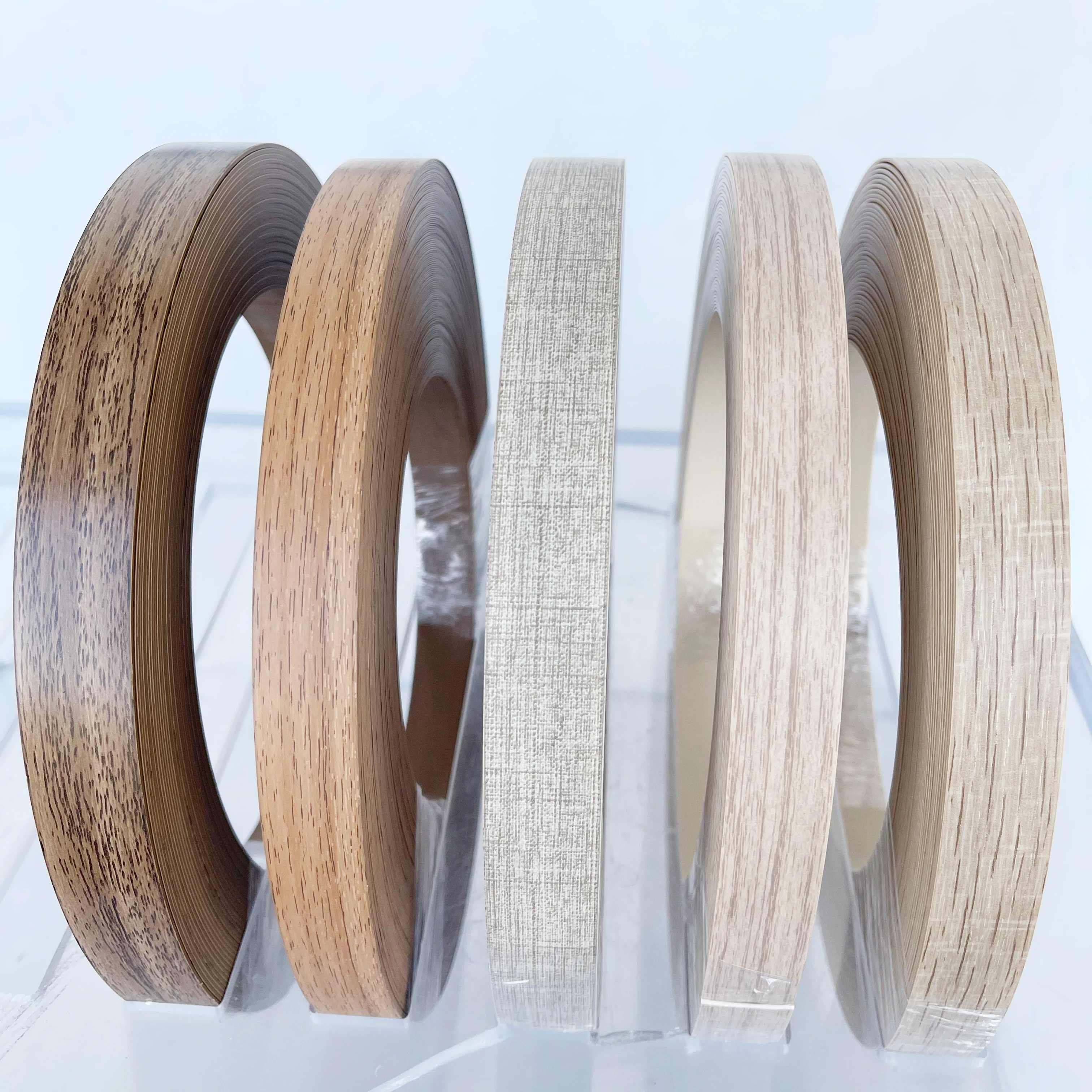 Manufacturer Provide New Designs Customized 1x22mm PVC Edge Banding for Furniture Accessories