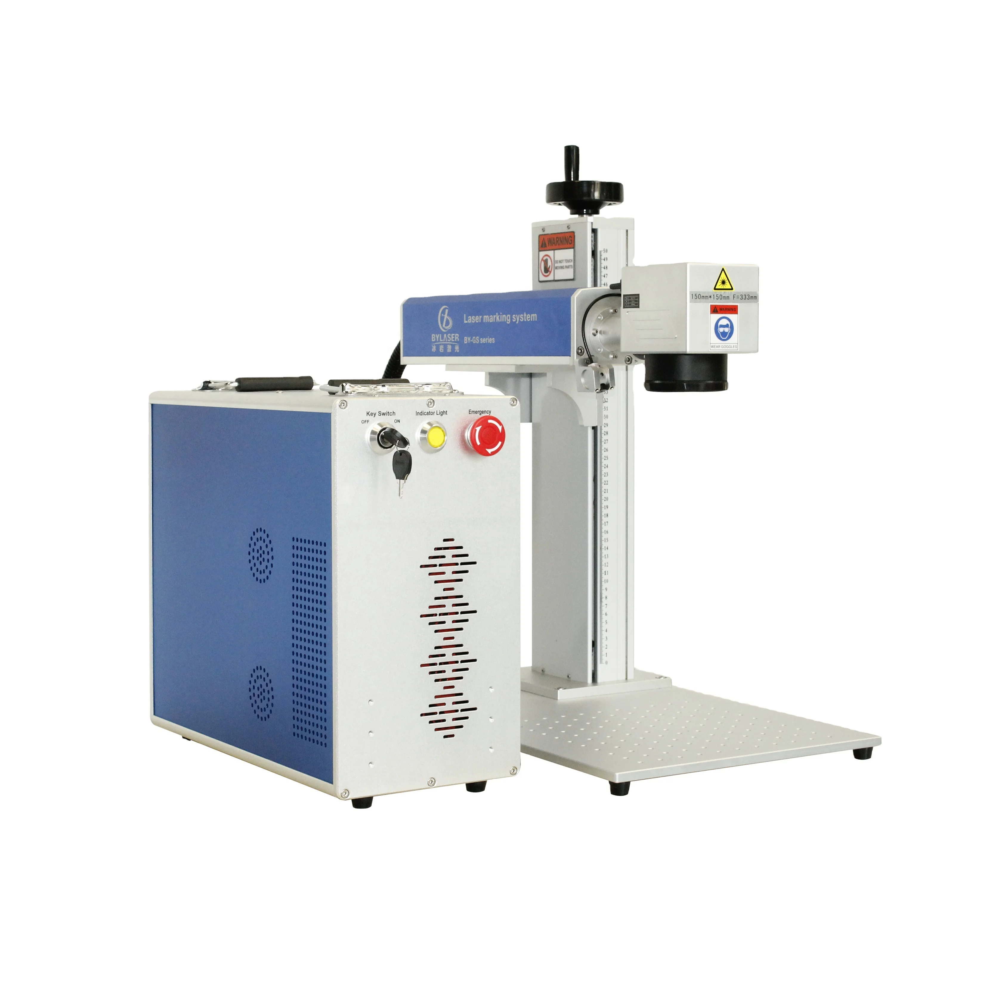 Luoyang BYLASER Portable fiber laser marking machine laser printing writing machine on mirrors metal silver gold jewelry