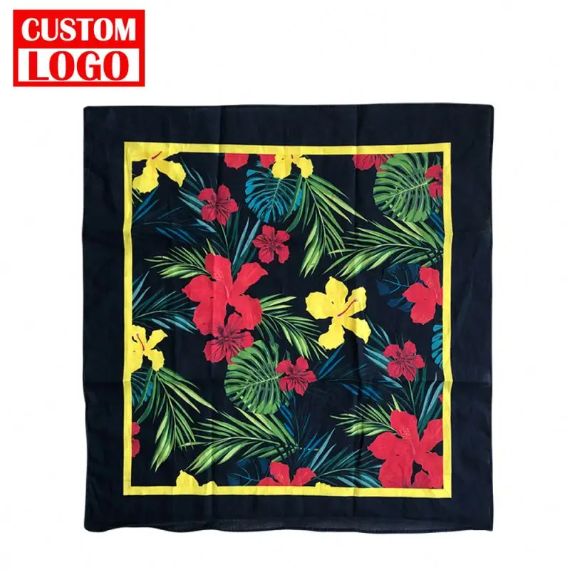 Factory price sportswear canvas fabric extra large bandanas