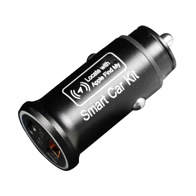 Smart 12V 20W USB Type-c Port findmy anti lost airtags electric EV phone Fast charging car charger air tag airtag