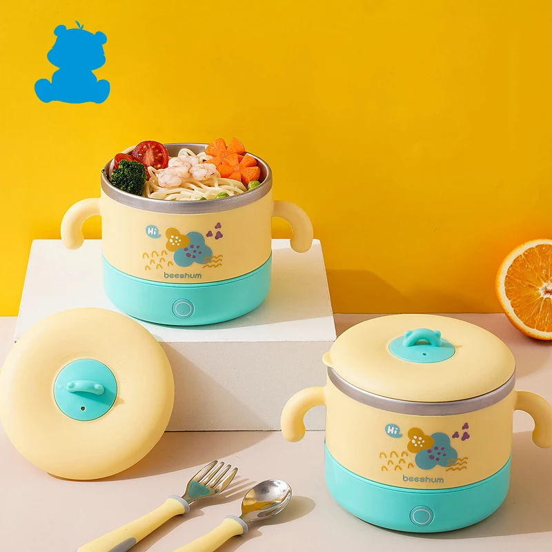 OEM Touch Screen Constant Temperature Rechargeable Electric Insulation Smart Baby Suction Bowl Warmer
