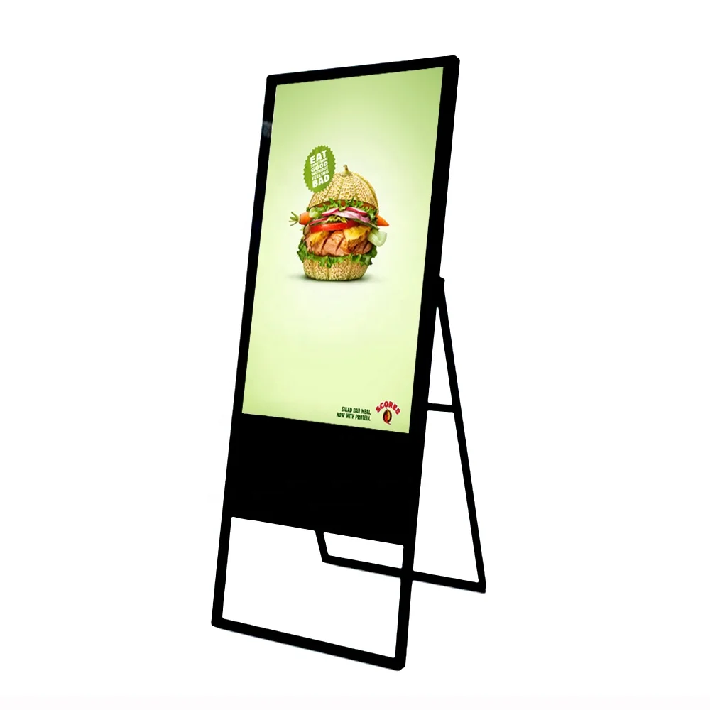 Photo Screens Digital Totem Advertising Mupi Touch Screen Hot Sale Equipment Street Outdoor LCD Screen Led Indoor Kiosks Black