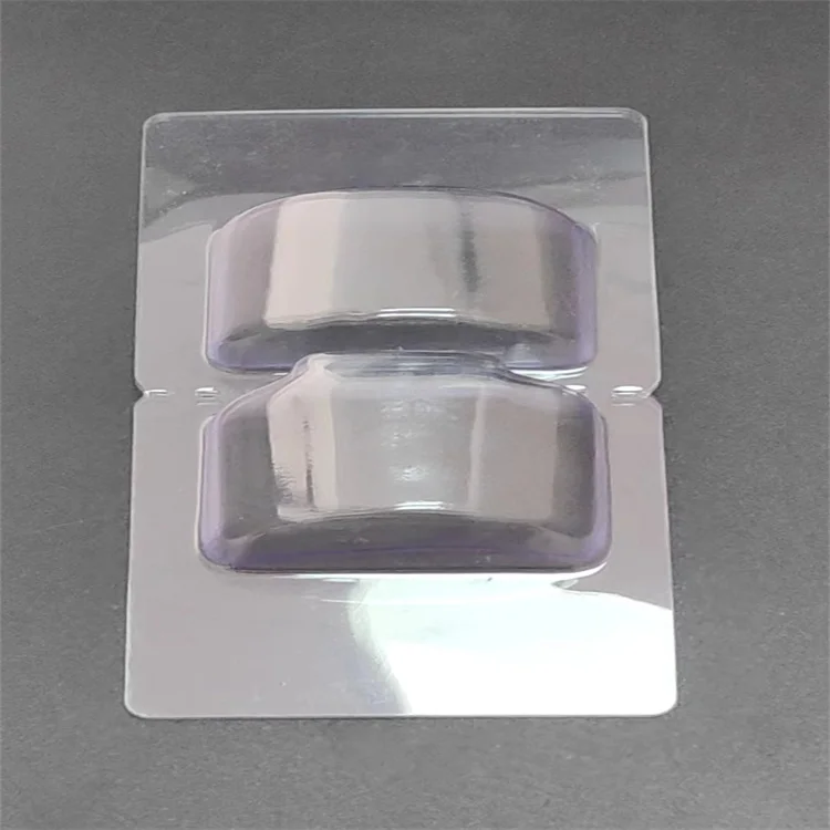 custom eco friendly compostable clamshell blister pvc packaging tray