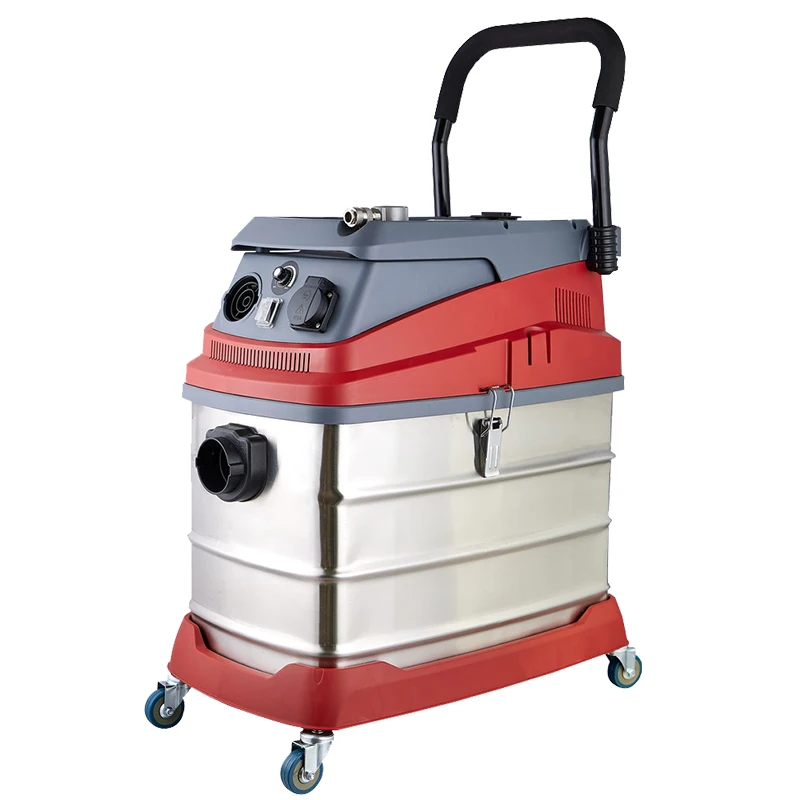 1400/1600W 50L industrial vacuum cleaner in SS tank with pneumatic connector and  cyclone water filter clean equipment for car