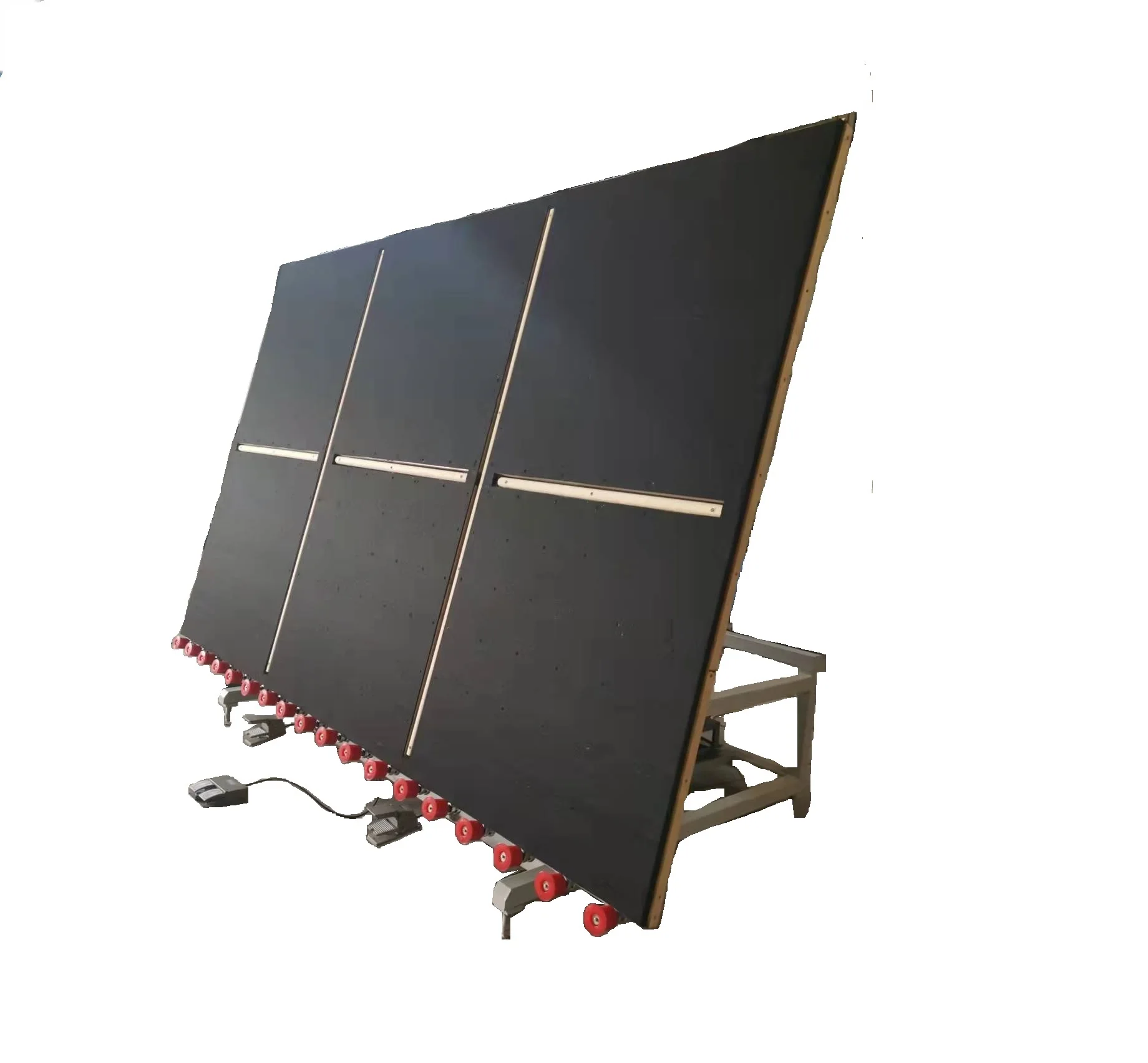 manual glass cutting table/ tilting air flotation glass breaking  table