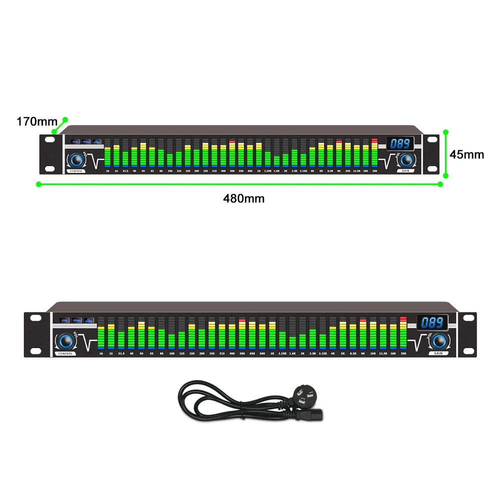 Digital Equalizer Professional Effects High quality stage home karaoke noise cancelling audio processor