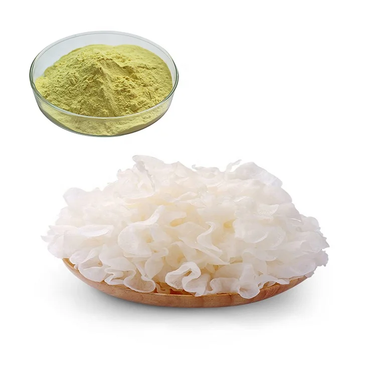 white jelly fungus dried tremella mushroom polysaccharides powder