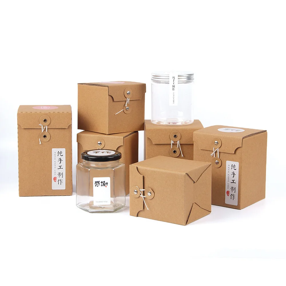 Universal Creative Kraft Paper Custom Chili Mug Tea Sauce Paper Honey Packaging Gift Box