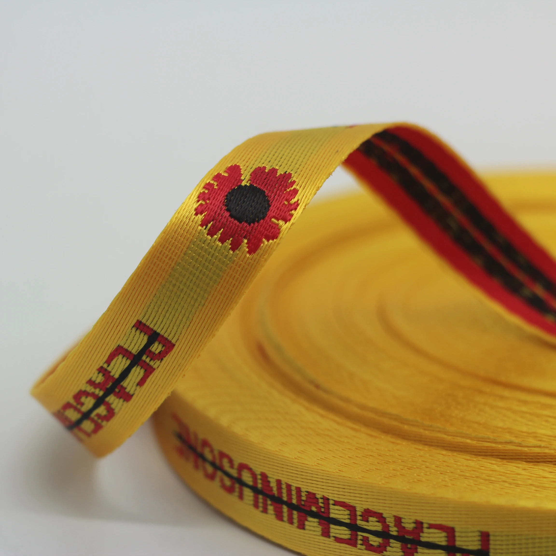 Wholesale 25mm 1-inch Polyester Webbing Nylon Shoes The fashion  Jacquard webbing