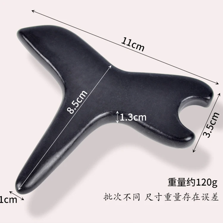 bian stone foot massager obsidian gua sha stone Massage Tools Black GuaSha scraper Massage Stick acupressure tool stone bian