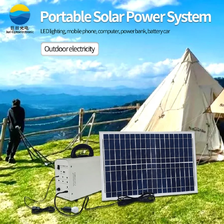 2kw 5kw 300w Portable Lithium Home Solar Battery Powered Inverter Energy System Generators system for camping