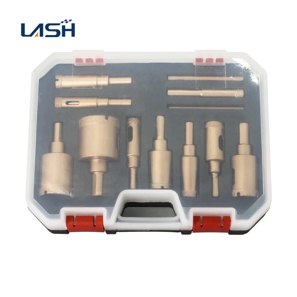 6-35mm 12pcs Dry Diamond Drilling Core Bits Ceramic Tile Hole Saw Marble Porcelain Crowns Drill Bit