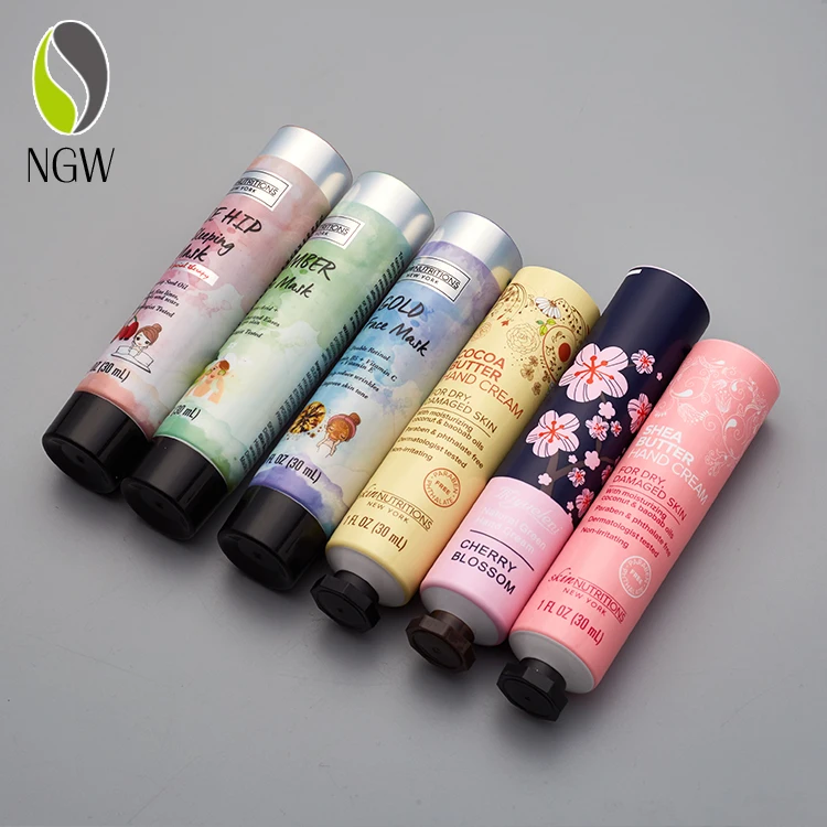 Aluminum / Plastic Material Empty Laminated Tube For Toothpaste