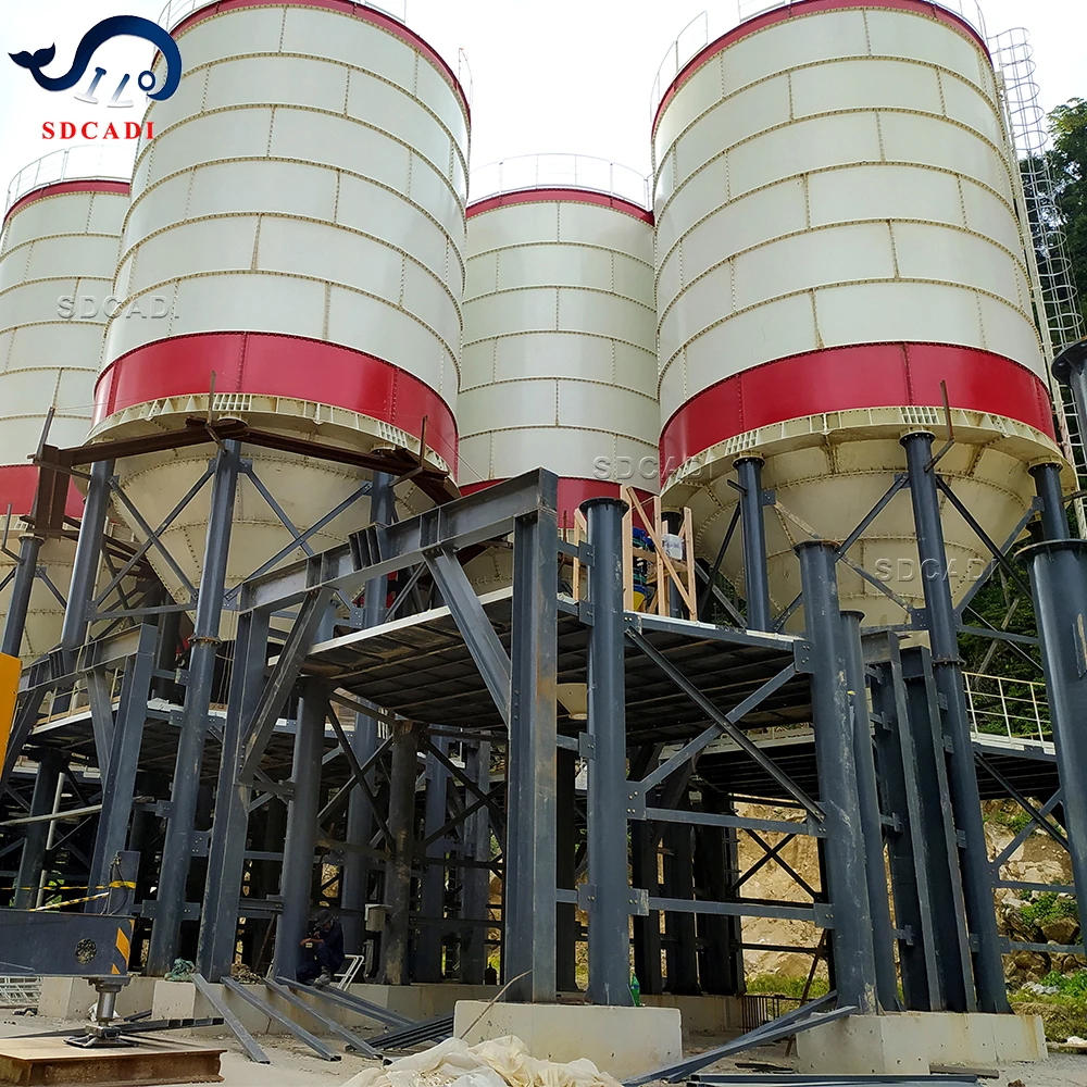 SDCADI Brand bolted type powder storage 50-500 ton cement silo on sale